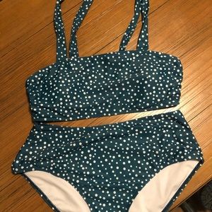 Two piece swim suit